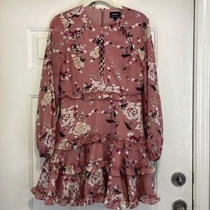 Bardot Long Sleeve Floral Dress